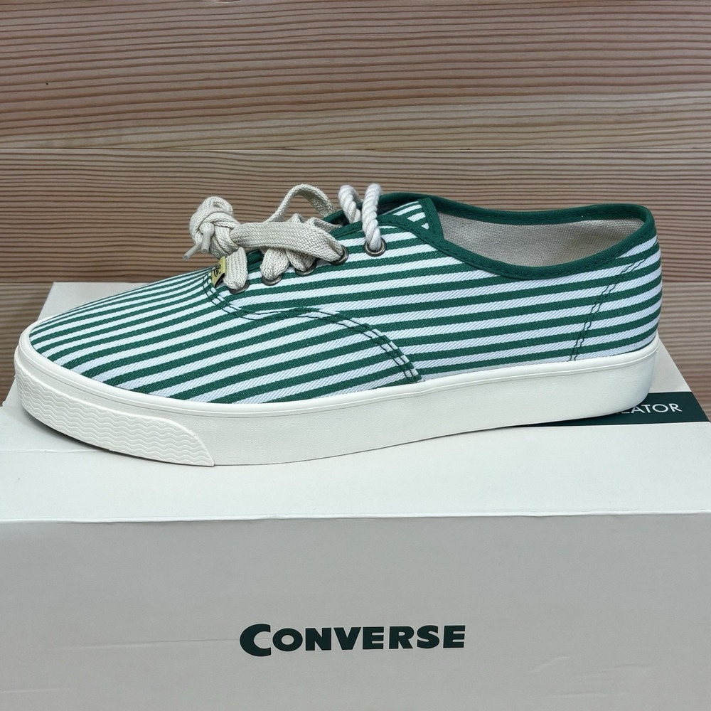 Converse GOLF le FLEUR Naut-1 OX Green White Striped Low Top Mens 10.5 Tyler